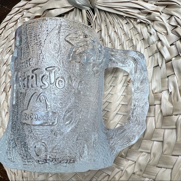 The Flintstones Treemendous Mug rocdonalds 1993 McDonald’s clear frosted mug - Picture 2 of 16
